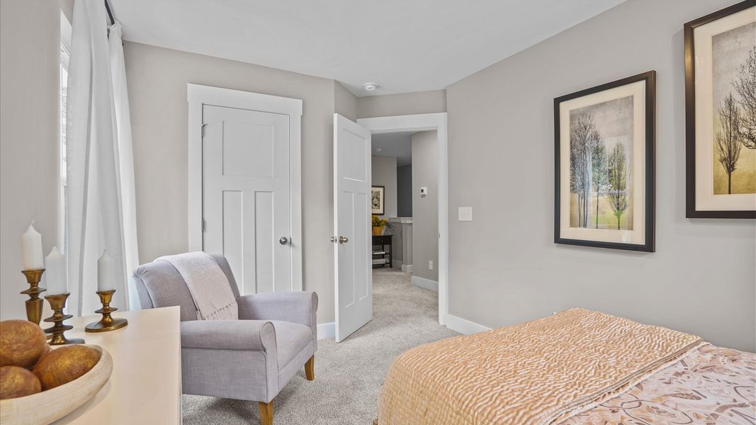 Representative furnished interior of a home built from the Litchfield by DRB Homes in Clayton Crossing, Arden (Image 11). Representative furnished interior of a home built from the Litchfield by DRB Homes in Clayton Crossing, Arden (Image 11).