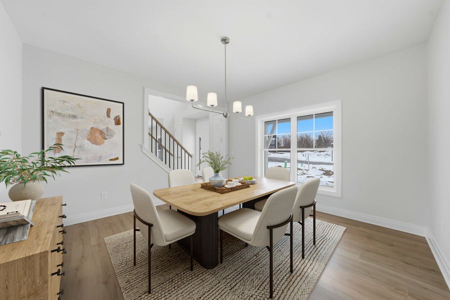 Furnished interior view inside a new home in Cannon Woods, Clarence (Image 8).