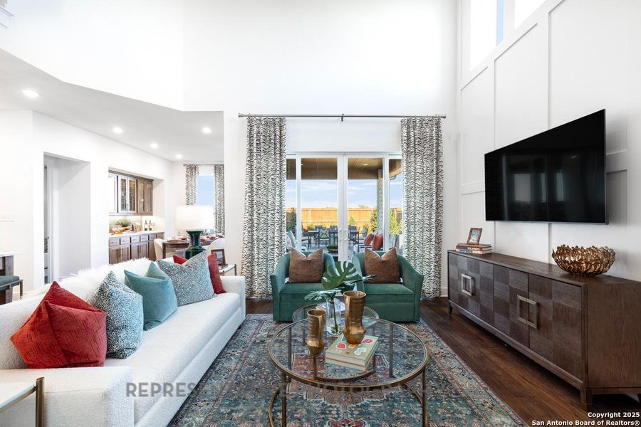 Furnished interior view inside a new home in The Ranches at Creekside, Boerne (Image 37). Furnished interior view inside a new home in The Ranches at Creekside, Boerne (Image 37).