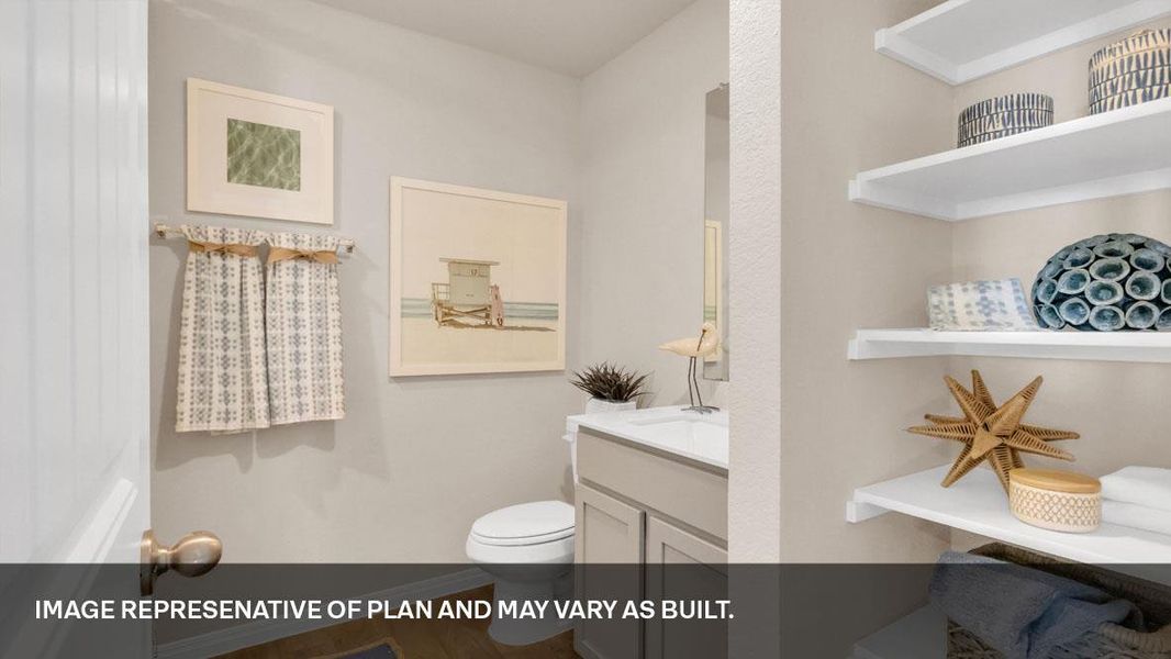 Furnished interior view inside a new home in Southgrove, Kyle (Image 26).