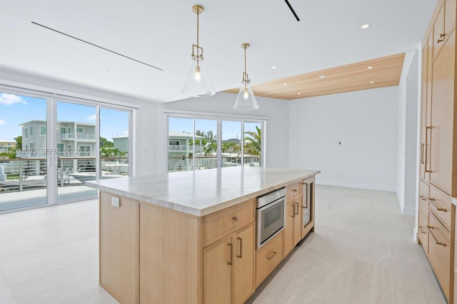 Furnished interior view inside a new home in , Key Largo (Image 12).