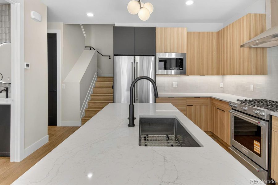 Furnished interior view inside a new home in , Denver (Image 6). Furnished interior view inside a new home in , Denver (Image 6).