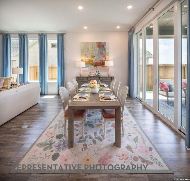 Furnished interior view inside a new home in The Ranches at Creekside, Boerne (Image 11). Furnished interior view inside a new home in The Ranches at Creekside, Boerne (Image 11).