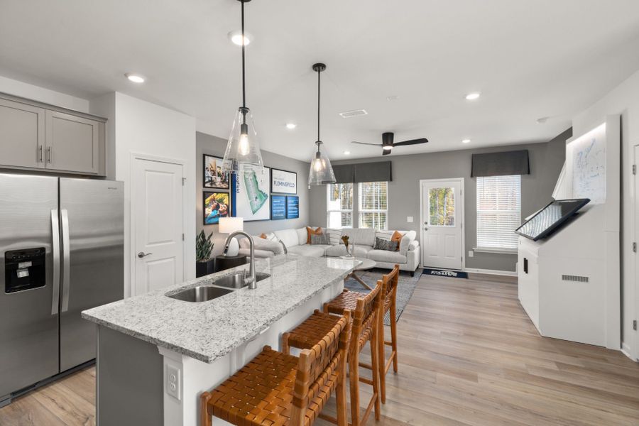 Furnished interior view inside a new home in Flemingfield, Greensboro (Image 14).