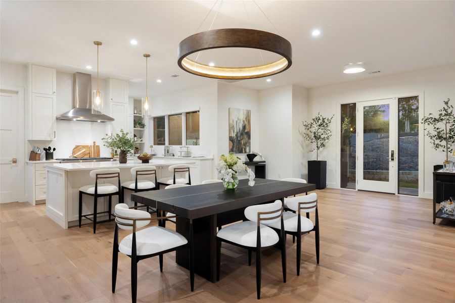 Furnished interior view inside a new home in , Dripping Springs (Image 10).