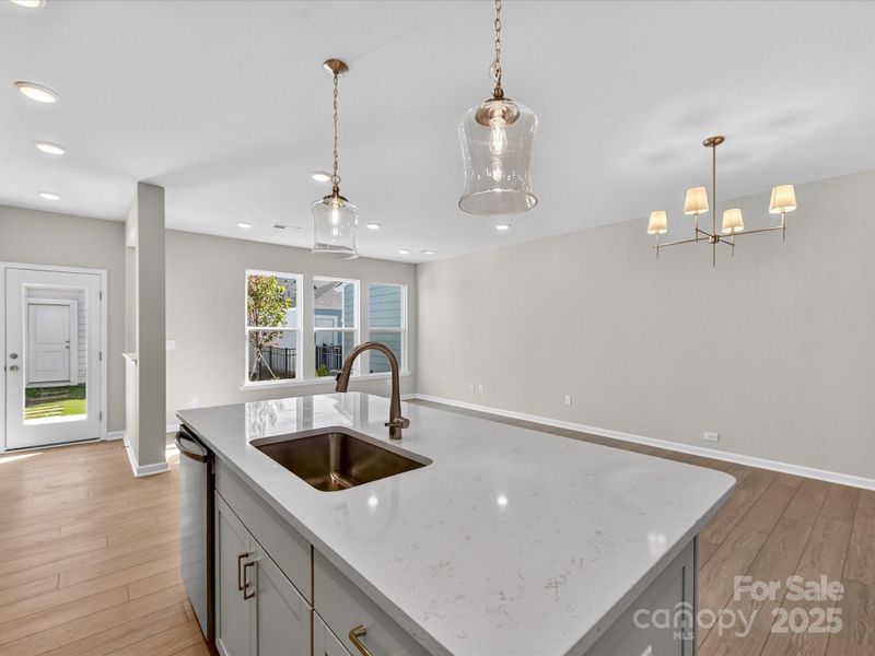 Furnished interior view inside a new home in North Creek Village - Townhomes, Huntersville (Image 9).