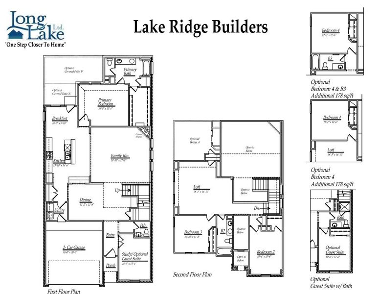 2D floor plan layout of this home in Sheldon Ridge, Houston, TX (Image 3).