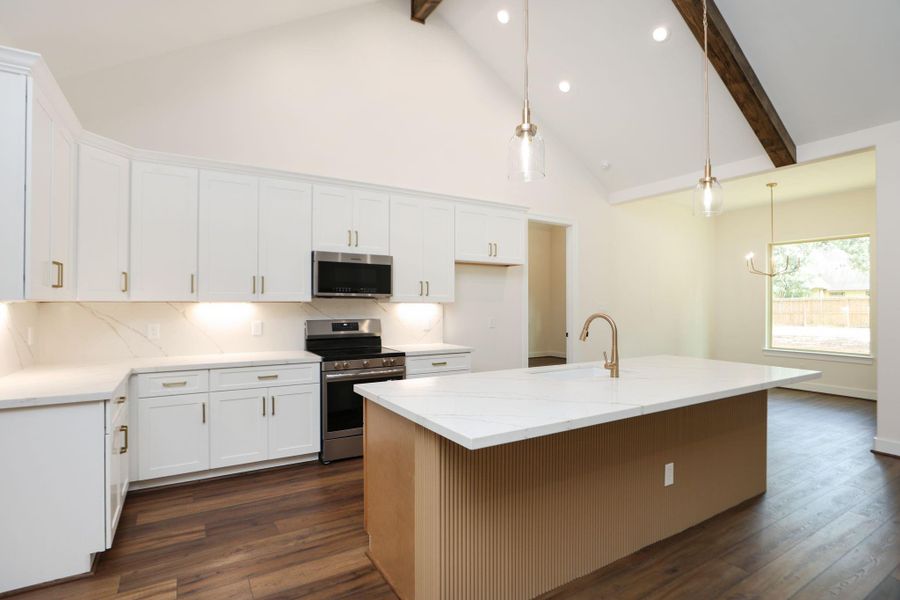 Furnished interior view inside a new home in , Magnolia (Image 9).