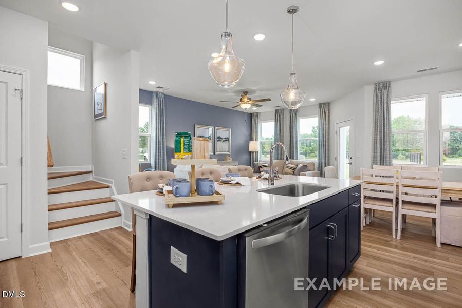 Furnished interior view inside a new home in Springvale, Fuquay Varina (Image 31).