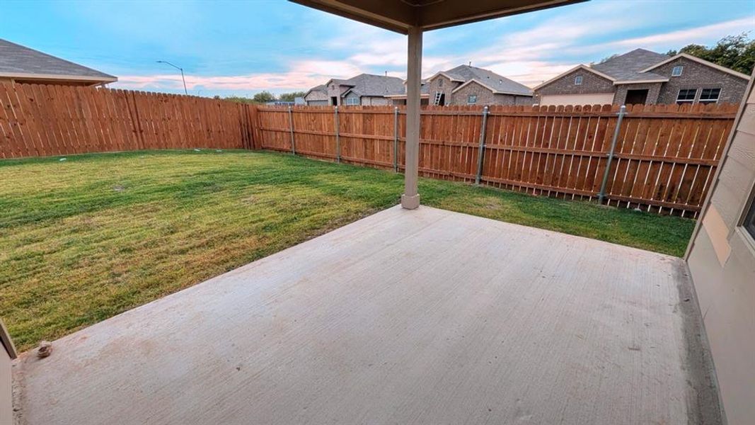 Patio - All Home and community information, including pricing, included features, terms, availability and amenities, are subject to change at any time without notice or obligation. All Drawings, pictures, photographs, video, square footages, floor plans, elevations, features, colors and sizes are approximate for illustration purposes only and will vary from the homes as built.