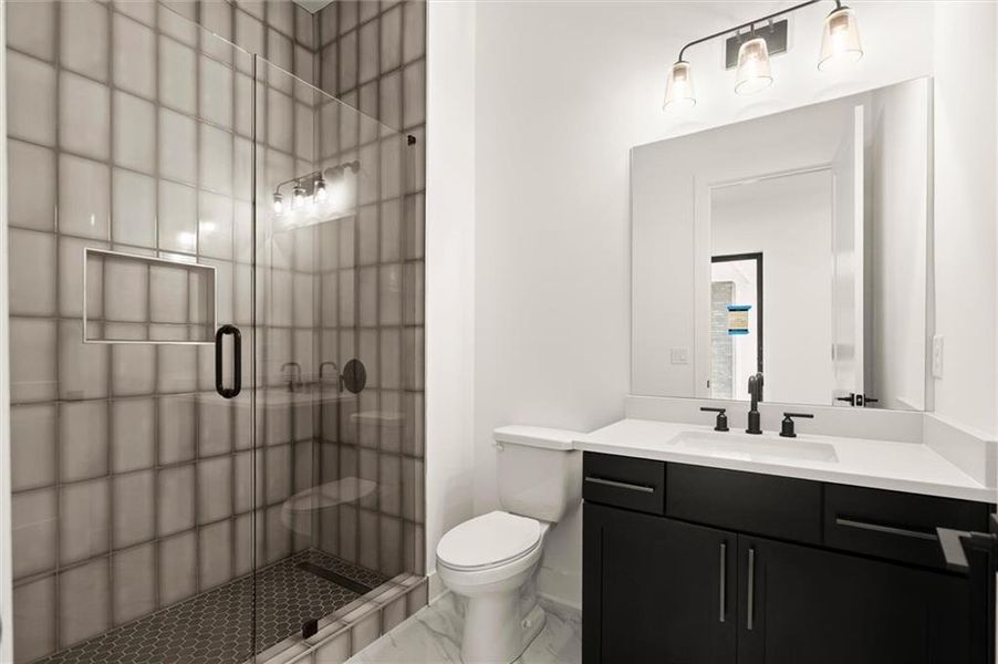 Furnished interior view inside a new home in , Alpharetta (Image 14).