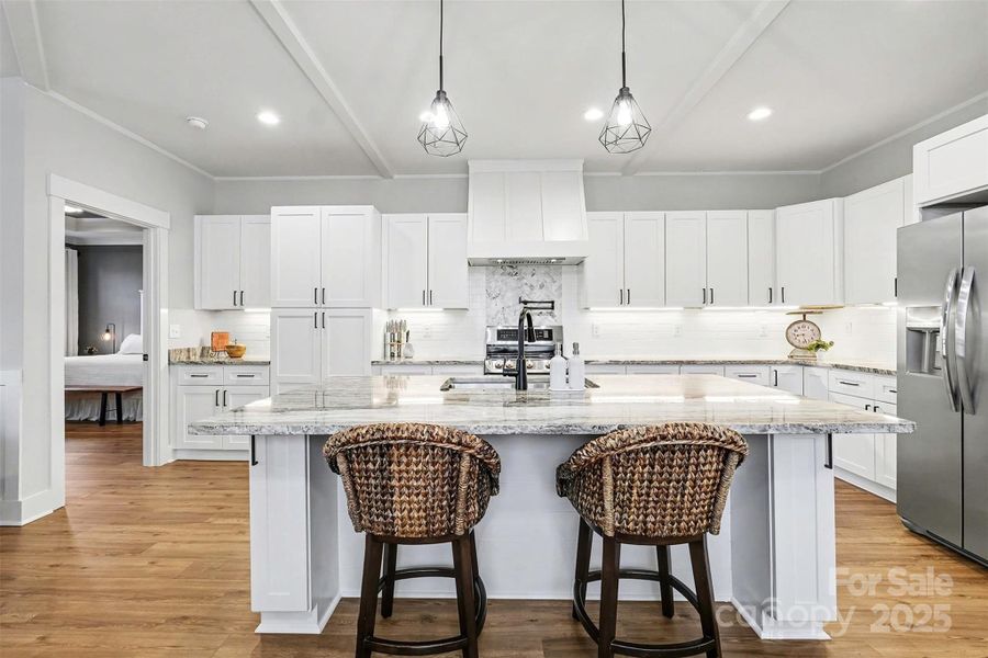 Furnished interior view inside a new home in , Clover (Image 12).