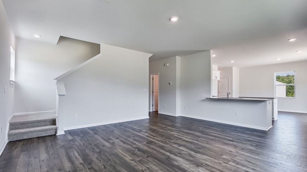 Spacious, unfurnished interior of a new home in Cambridge Park, Mebane (Image 16). Spacious, unfurnished interior of a new home in Cambridge Park, Mebane (Image 16).