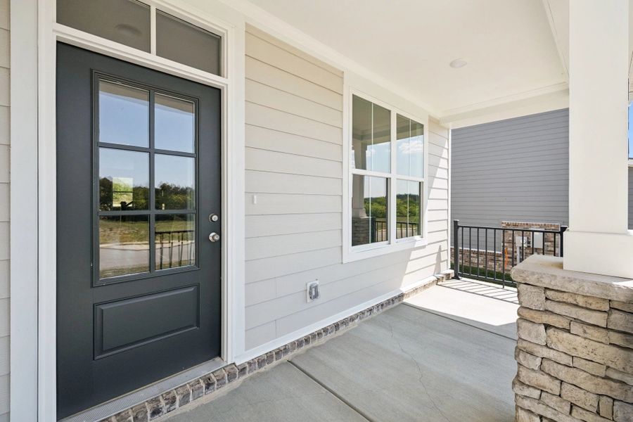Front exterior of a new home in Willow Landing, Mount Juliet, TN, highlighting curb appeal (Image 20).