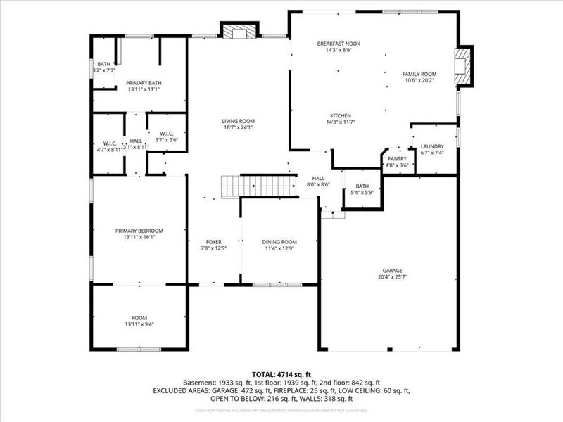 2D floor plan layout of this home in , Gainesville, GA (Image 5).