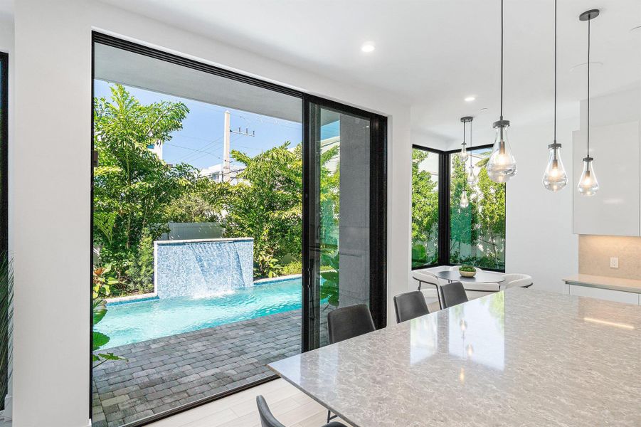 Furnished interior view inside a new home in , Delray Beach (Image 9).