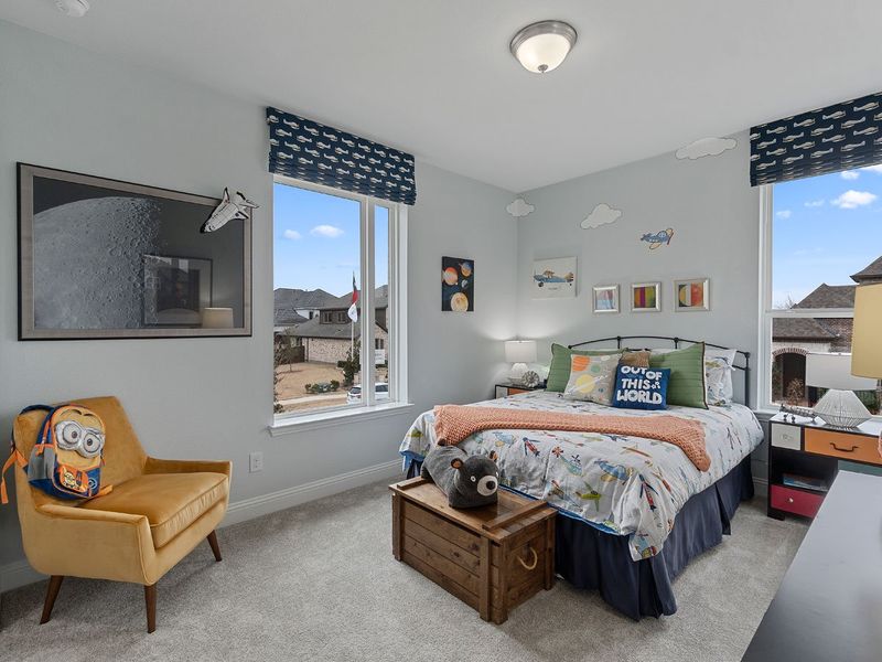 Representative furnished interior of a home built from the Middleton by Landon Homes in Lexington Frisco, Frisco (Image 27).