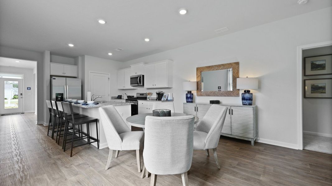 Representative furnished interior of a home built from the Glenwood by D.R. Horton in Pine Hills at Cane Bay, Summerville (Image 12).