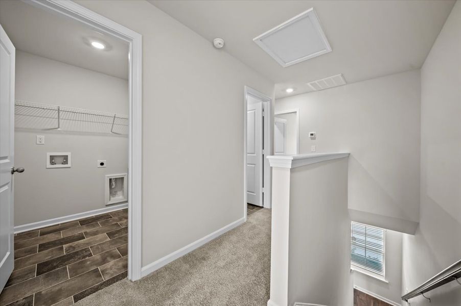 Representative unfurnished interior of a home built from the Palmetto II by McGuinn Homes in Clarke Townes, Anderson (Image 71).