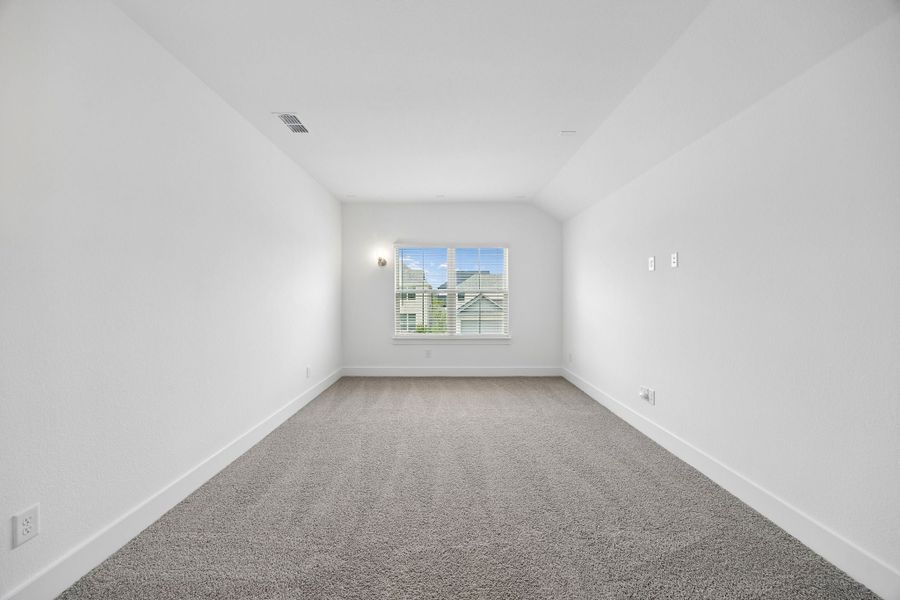 Spacious, unfurnished interior of a new home in Painted Tree Woodland West, McKinney (Image 29). Spacious, unfurnished interior of a new home in Painted Tree Woodland West, McKinney (Image 29).