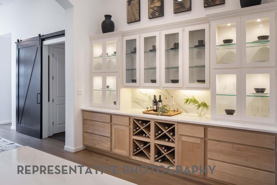 Furnished interior view inside a new home in The Woodlands Hills, Willis (Image 21).