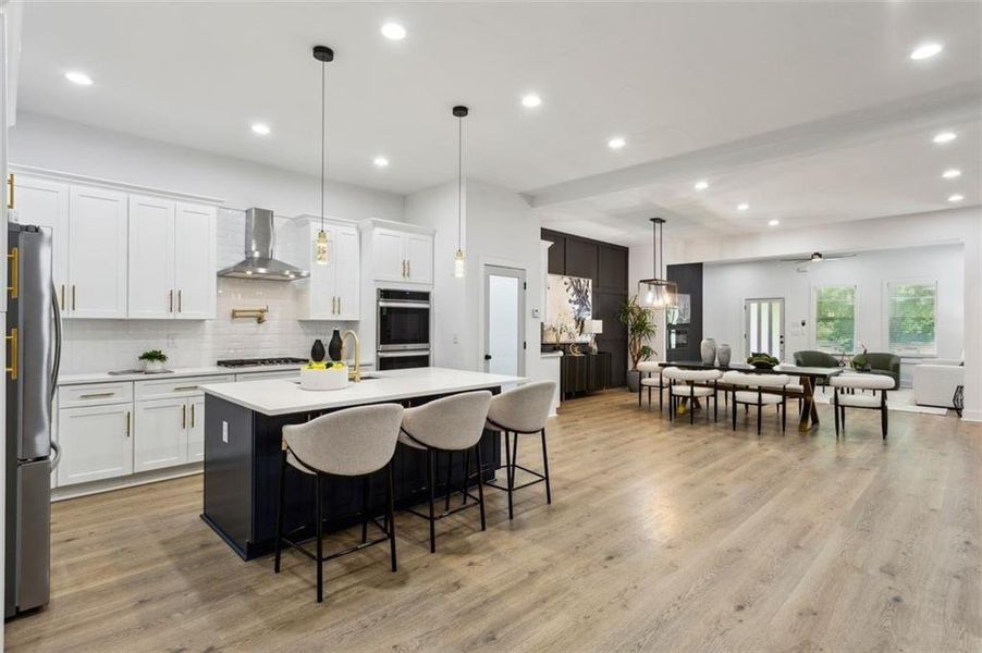 Furnished interior view inside a new home in , Atlanta (Image 2).
