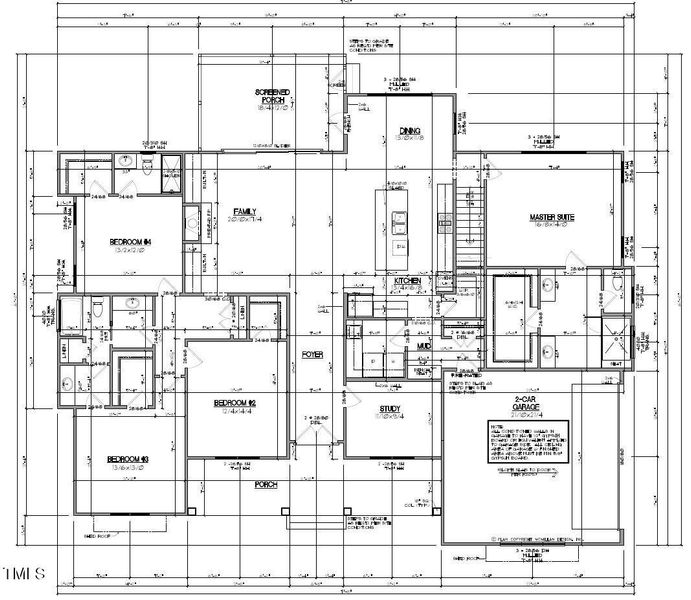 1st Floor Plan Lot 271 CR Spec