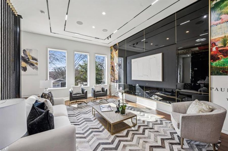 Furnished interior view inside a new home in , Atlanta (Image 16).