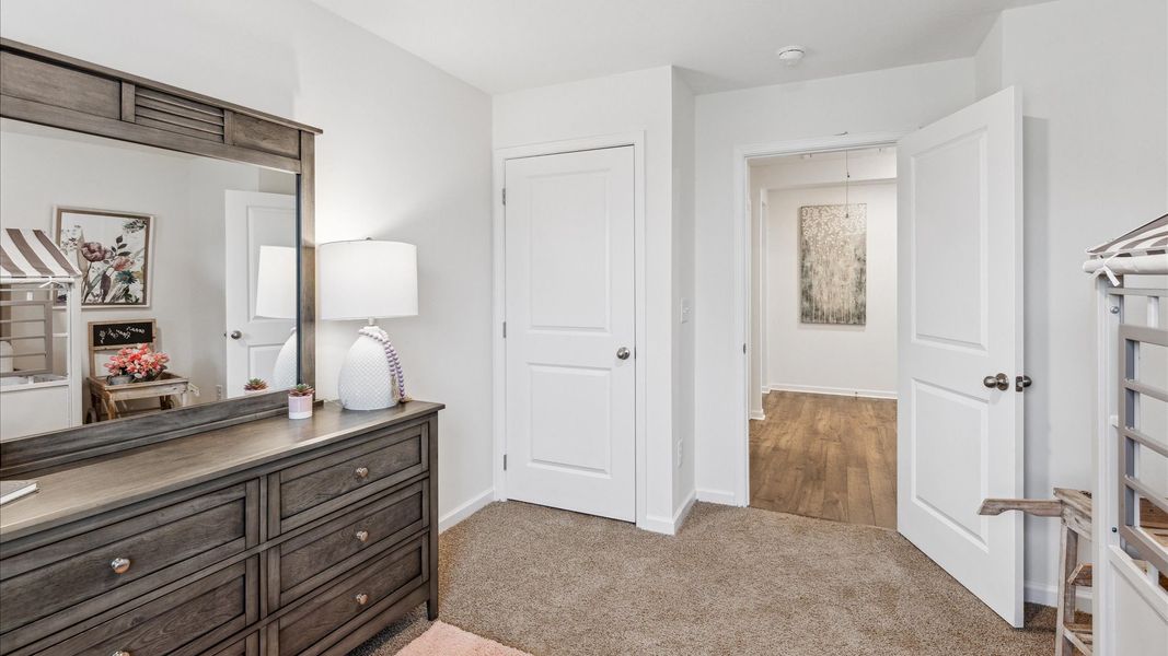 Representative furnished interior of a home built from the Cali by D.R. Horton in Fox Hollow, Dalton (Image 8). Representative furnished interior of a home built from the Cali by D.R. Horton in Fox Hollow, Dalton (Image 8).