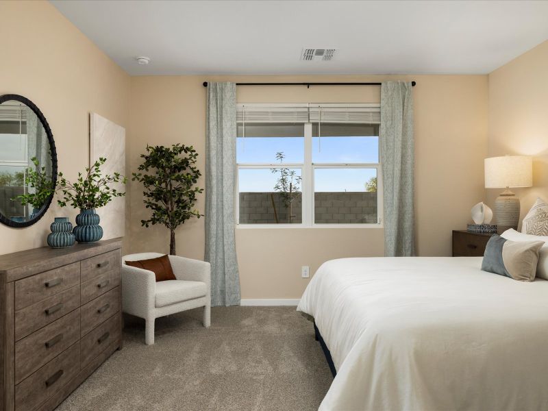 Furnished interior view inside a new home in Mountain View Estates Signature Series, Buckeye (Image 14).