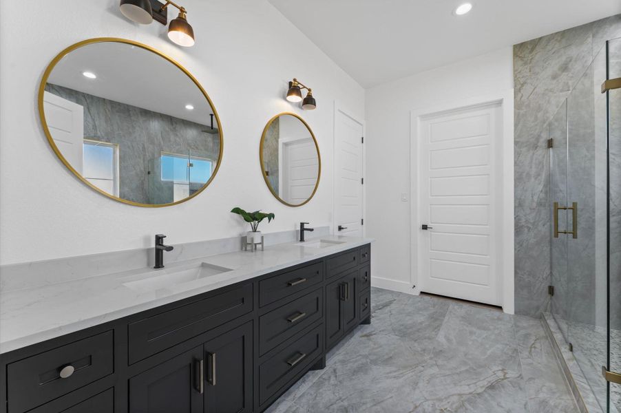 Furnished interior view inside a new home in , Conroe (Image 30).