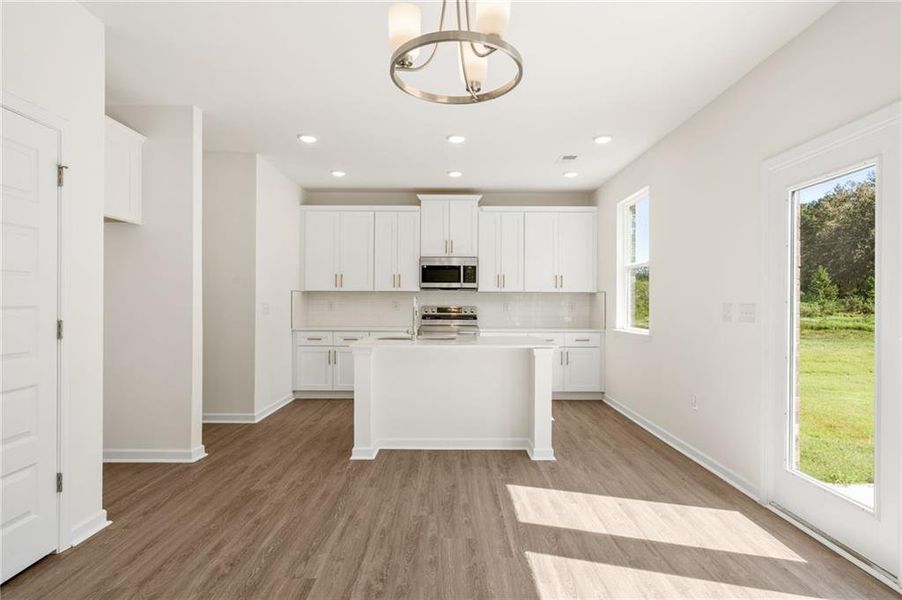 Furnished interior view inside a new home in The Brooke at Rivertown, South Fulton (Image 4).