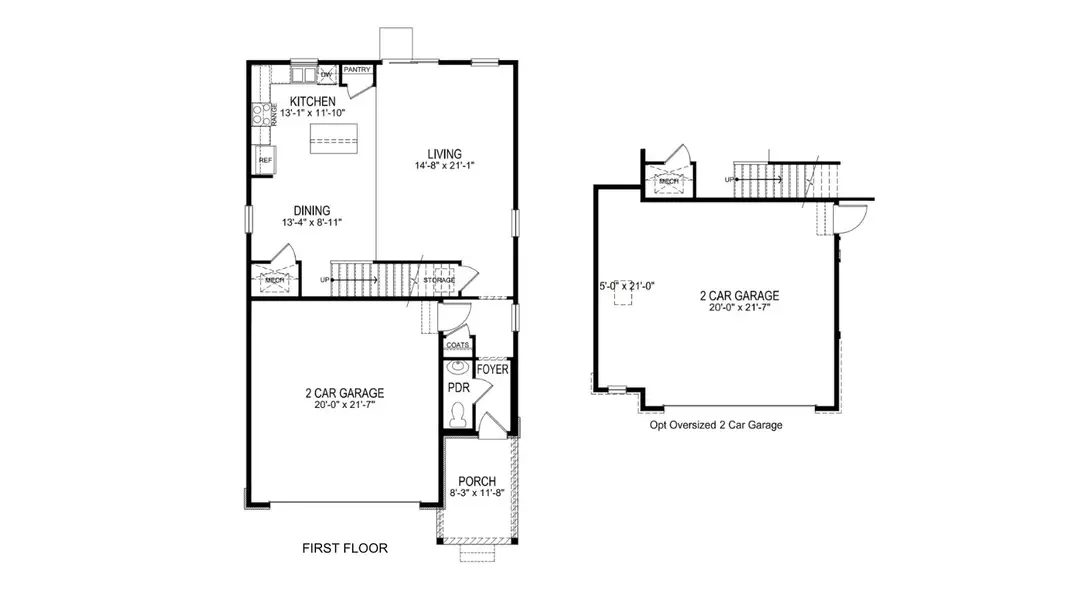 2D floor plan layout of this home in Prairie Song, Windsor, CO (Image 2).