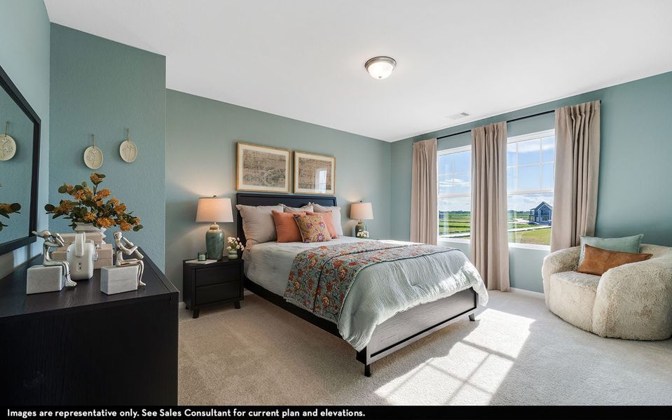 Furnished interior view inside a new home in La Terra, Celina (Image 21).