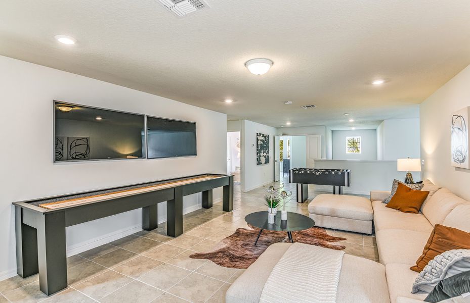Furnished interior view inside a new home in Windsor Cay Resort, Clermont (Image 6).