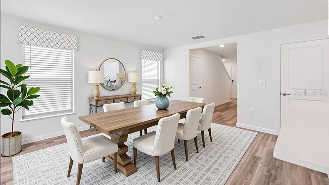 Furnished interior view inside a new home in Ocala Crossings South, Ocala (Image 6).