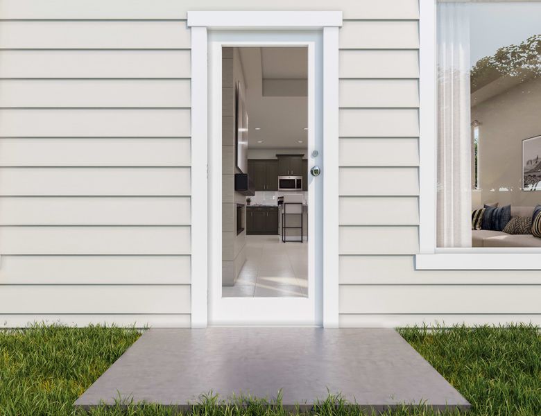 Representative exterior details of a home built from the McKinney by Tri Pointe Homes in Mason Woods, Cypress (Image 3).