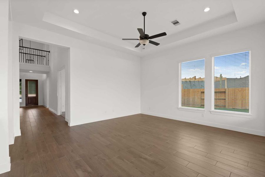 Spacious, unfurnished interior of a new home in The Trails, New Caney (Image 24).