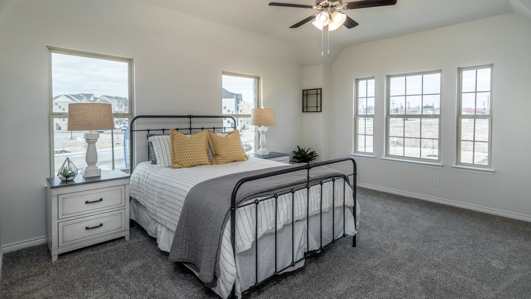 Furnished interior view inside a new home in Liberty Crossing, Royse City (Image 10).