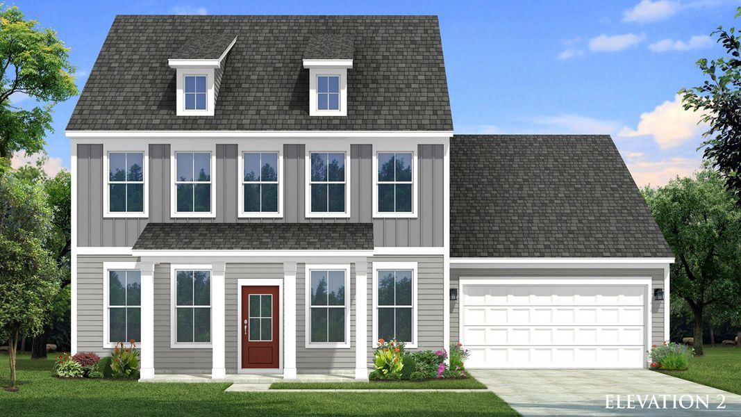 The Norris at Michaux Gardens - Elevation 2 The Norris at Michaux Gardens - Elevation 2