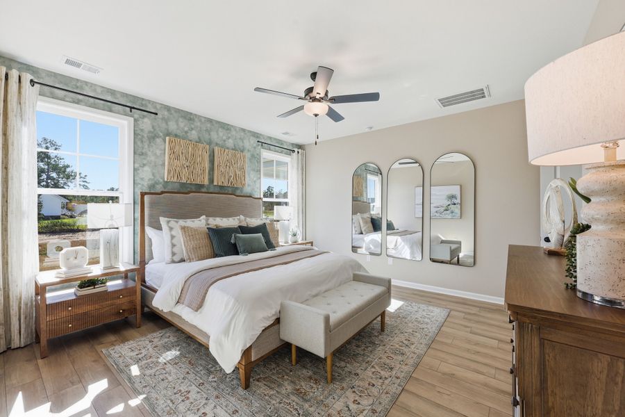 Representative furnished interior of a home built from the Rivercrest II by Great Southern Homes in Westwood Reserve, Conway (Image 37).