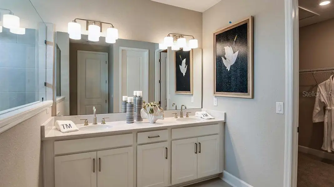 Furnished interior view inside a new home in Colbert Landings, Palm Coast (Image 16). Furnished interior view inside a new home in Colbert Landings, Palm Coast (Image 16).