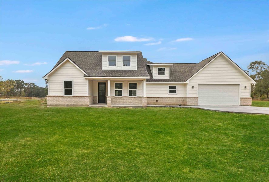 She's brand new and beautiful! 3/4 an acre provides ample space for you, your family and fur babies!