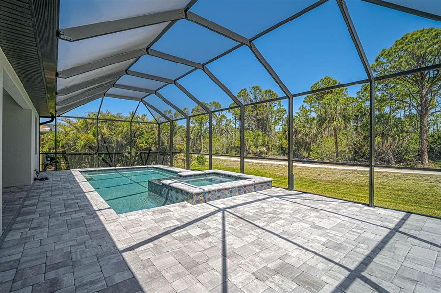 Exterior details and patio area of a home in , Rotonda West (Image 32).