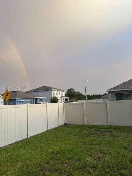 Exterior details and patio area of a home in Villamar by Express Homes, Winter Haven (Image 3).