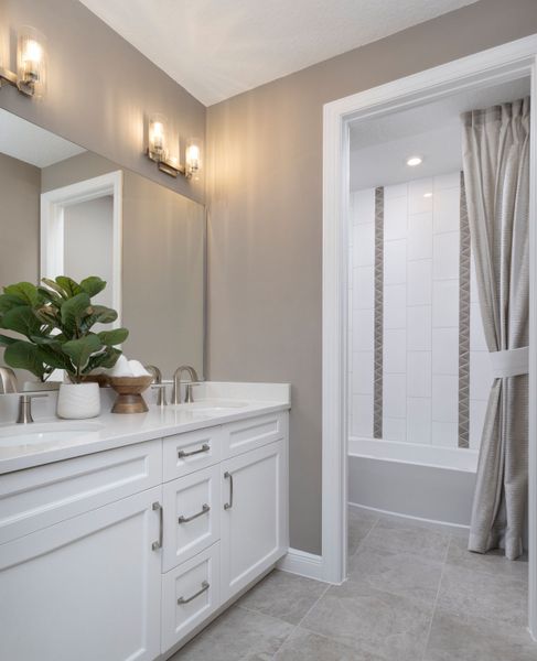 Representative furnished interior of a home built from the Gerbera by Mattamy Homes in Newfield, Palm City (Image 16).