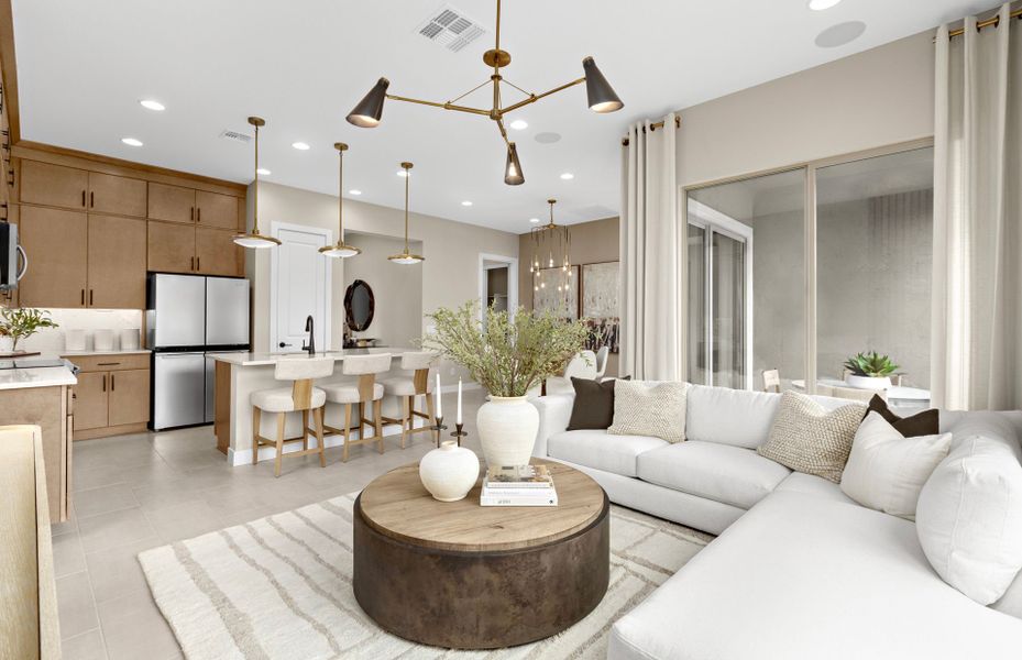 Representative furnished interior of a home built from the Bayley by Del Webb in Sun City Festival, Buckeye (Image 8).