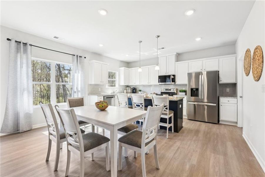Furnished interior view inside a new home in The Hills at Cedar Creek, Winder (Image 14).