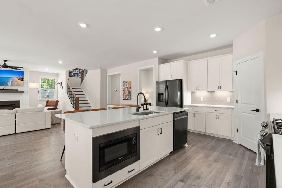 Furnished interior view inside a new home in , Mount Pleasant (Image 11).