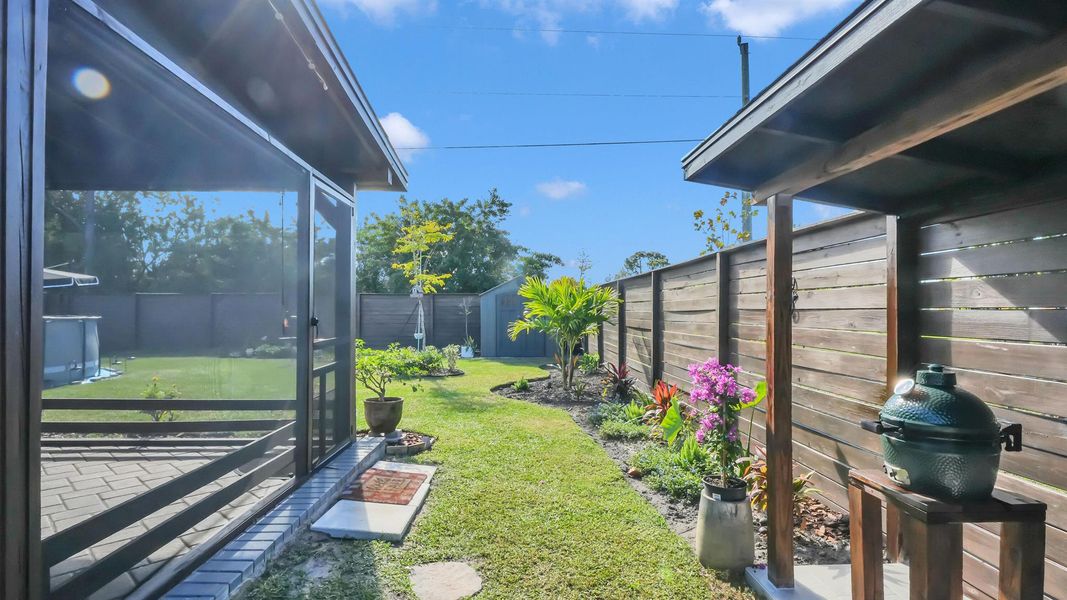 Exterior details and patio area of a home in , Port St. Lucie (Image 35). Exterior details and patio area of a home in , Port St. Lucie (Image 35).